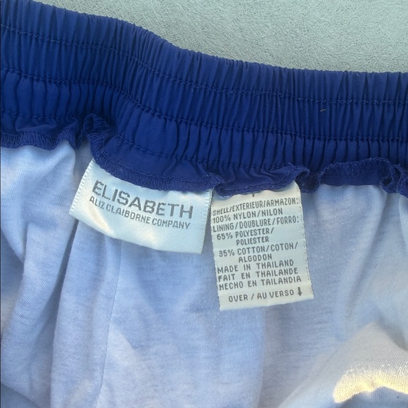 Elizabeth Claiborne Athletic Blue Windbreaker Jacket and Jogger Set - Picture 7 of 7